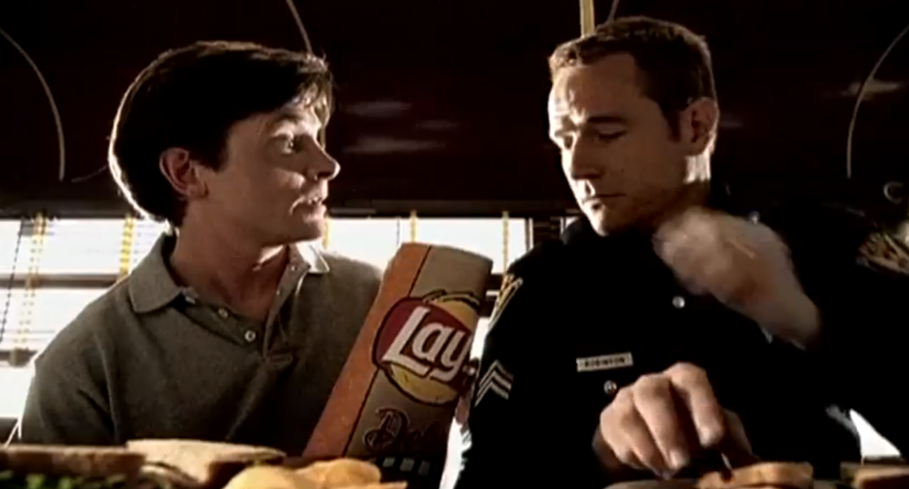 One of Cranston's most-seen commercials was a popular spot with Michael J. Fox for Lay's potato chips.