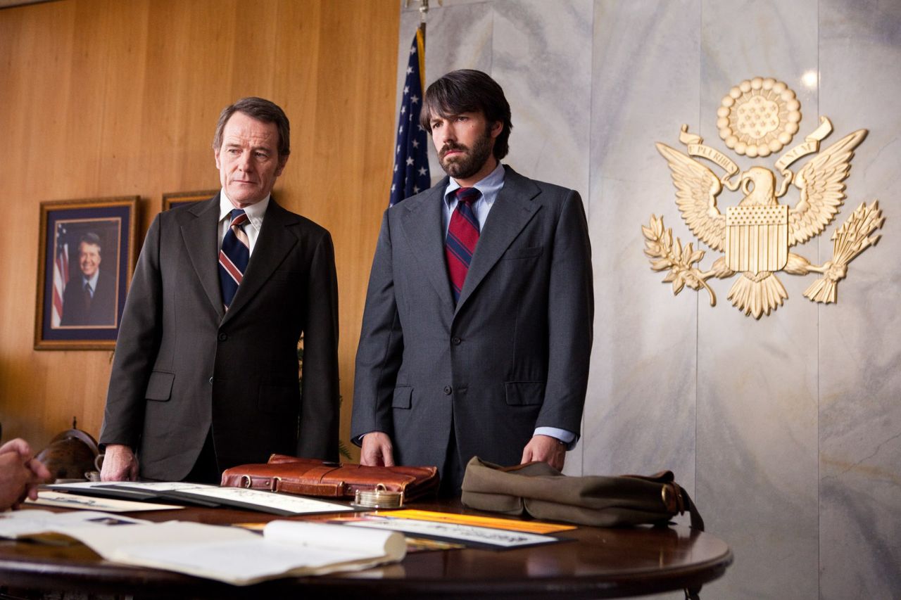 "Argo" (2012) stars Cranston as a CIA officer, the boss of agent Tony Mendez (Ben Affleck). "Argo" won best picture at the Oscars.