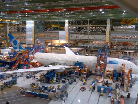 Boeing began final assembly of the first 787-9 Dreamliner in May 2013 in Everett, Washington, when employees began joining large sections of the aircraft together. 