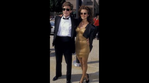 Siblings Jason and Justine Bateman were nearly matching at the 1987 Emmy Awards.