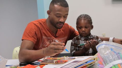 Marcus Dixon is rebuilding his relationship with his 3-year-old son, Akeo.