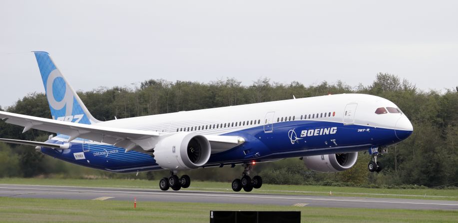 Boeing's 787-9 Dreamliner took off on its maiden voyage on September 17, 2013. The 787-9 is 20 feet longer and holds 40 more passengers than the 787-8, which carries between 210 and 250 passengers.
