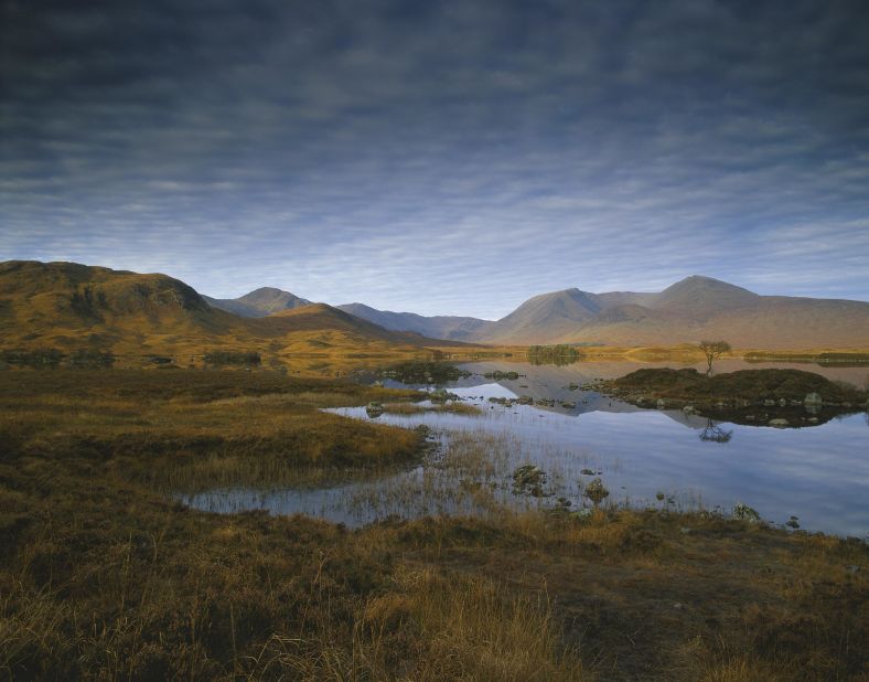 Few places in the world -- let alone in Scotland -- feel as wild as Rannoch Moor. Often the only sound is the eerie cry of the curlew, a wading bird. 