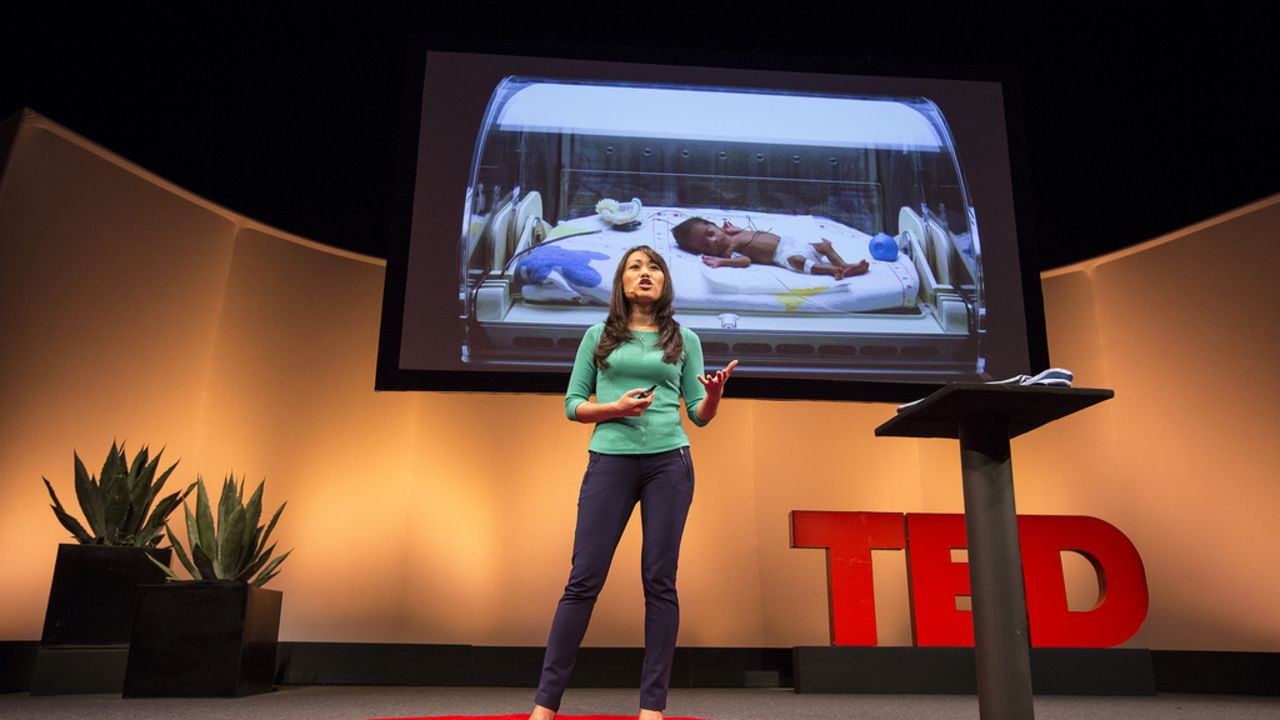 Jane Chen speaks at TED2013.