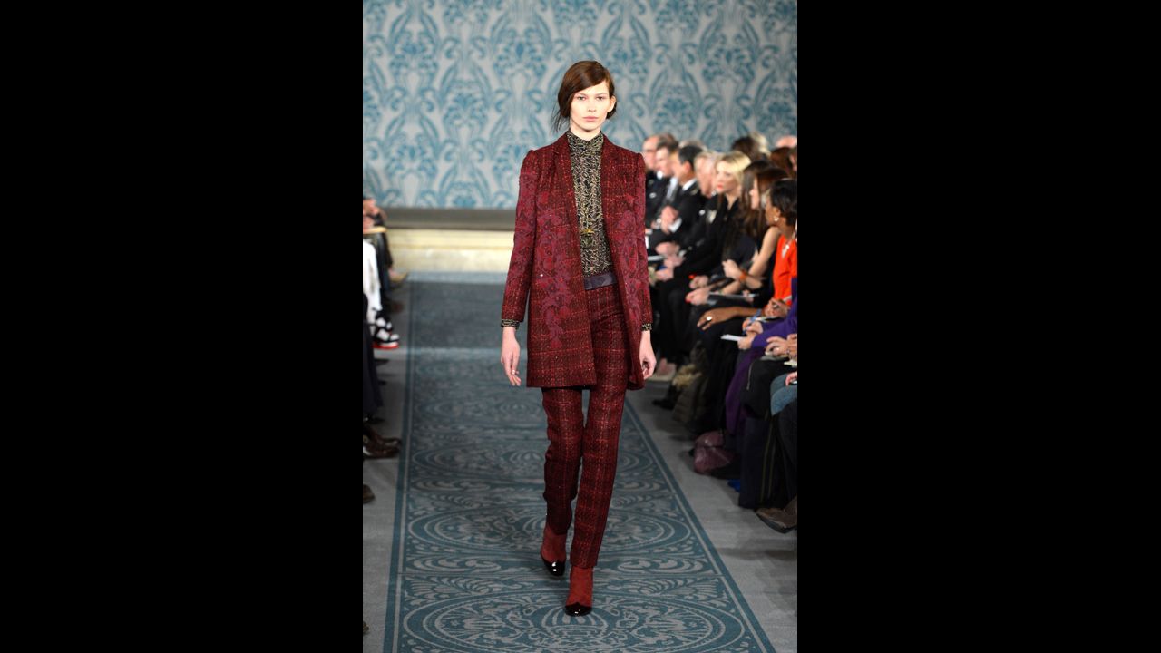 Tory Burch's fall 2013 show during Mercedes-Benz Fashion Week in February.