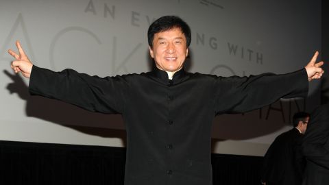 Yes, we can understand the words that are coming out of your mouth --  Jackie Chan says he's going to open a theme park in Beijing.  (File photo)