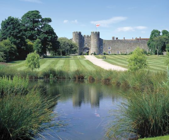 Dating back more than 900 years, Amberley Castle was once owned by Queen Elizabeth I. Today, the castle incorporates 19 spacious yet traditional suites, a tennis court and a golf course.
