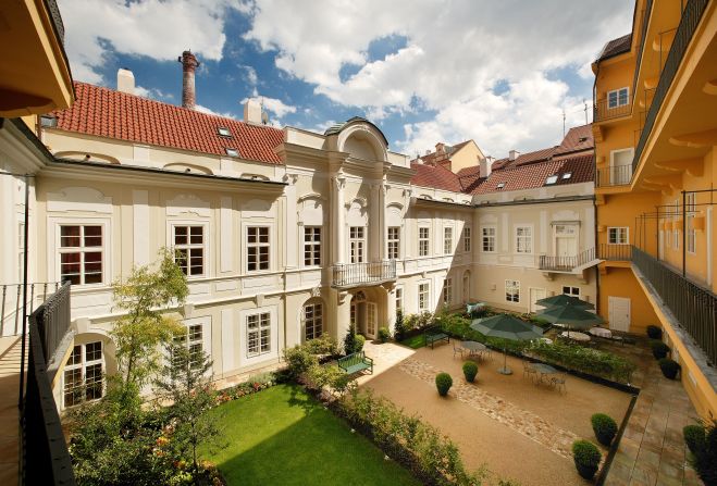 The Pachtuv Palace gained its name from being the residence of Earl Hubert Karel Pachta, who purportedly locked Mozart, who was a temporary resident here, in a room until he finished Don Giovanni.