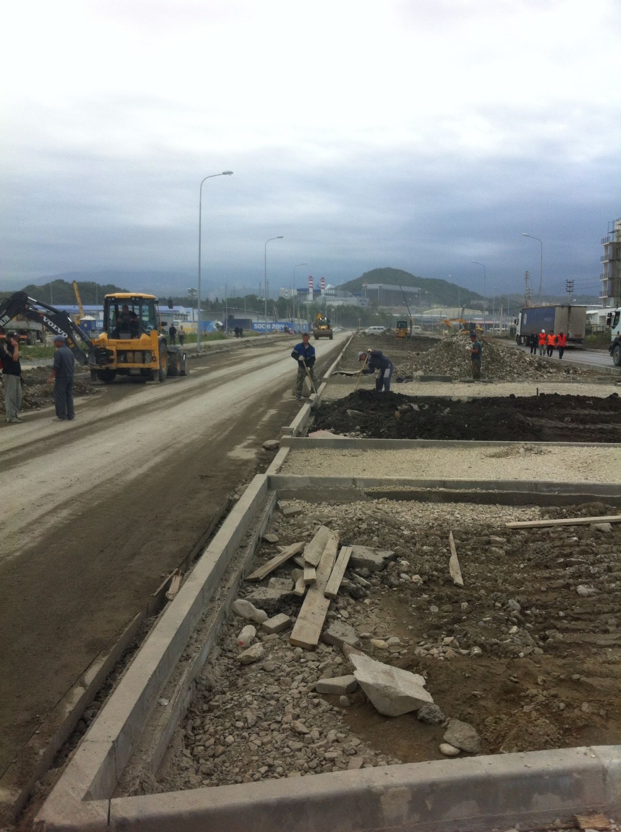 With the Games set to start on February 7, the city faces a race against time to be ready. Workmen are up against tight deadlines with construction still to be completed.