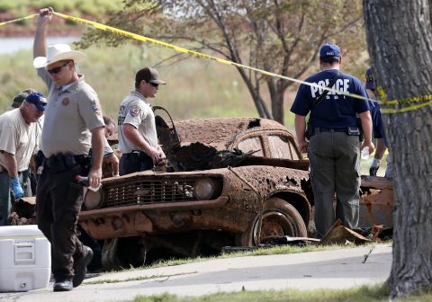 The remains found in the second car, a blue 1969 Chevrolet Camaro, matched the descriptions of three teenagers who disappeared in 1970: Jimmy Williams, 16; Thomas Rios, 18; and Leah Johnson, 18.