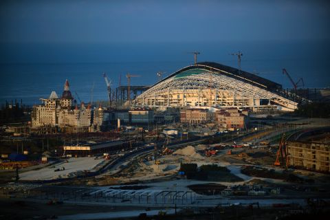 The main  40,000 all-seater Olympic Stadium, which has been nicknamed 'the fish' will host the opening and closing ceremonies.