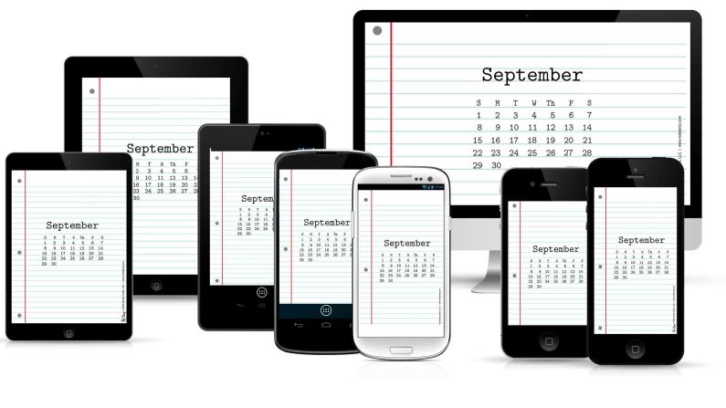 What day is it? <a href="https://www.redstamp.com/desktop-calendars" target="_blank" target="_blank">Red Stamp's calendar wallpaper</a> can be updated each month to keep your calendar on track. 