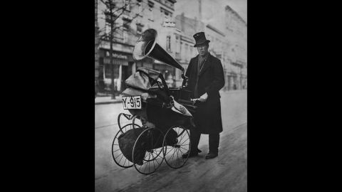Edison phonograph records were cylindrical. The gramophone record disc was invented by Emile Berliner in the late 1880s and soon surpassed Edison cylinders as the preferred recording technology ... not that it was easy to take on the road. 