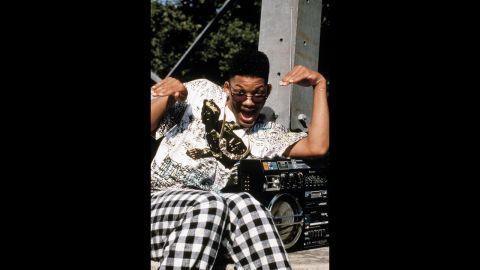 The boombox, a portable radio-cassette player with its own speakers, was a popular item in the 1980s and '90s -- especially with hip-hop stars such as Will Smith.
