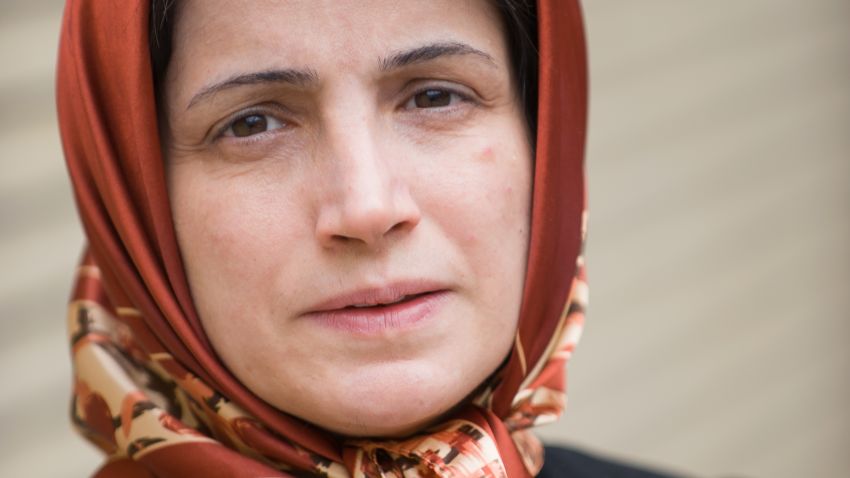 Iranian lawyer Nasrin Sotoudeh is seen in Tehran on November 1, 2008.