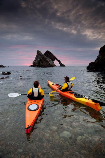 The Sea Kayak Trail takes in 500 kilometers of often almost mythically beautiful Scottish coastline.