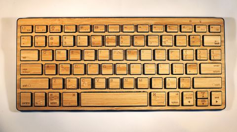 It's wireless, it looks great and it's 92% biodegradable. iZen's latest keyboard is made from bamboo, which is one of the world's most renewable and compostable resources.