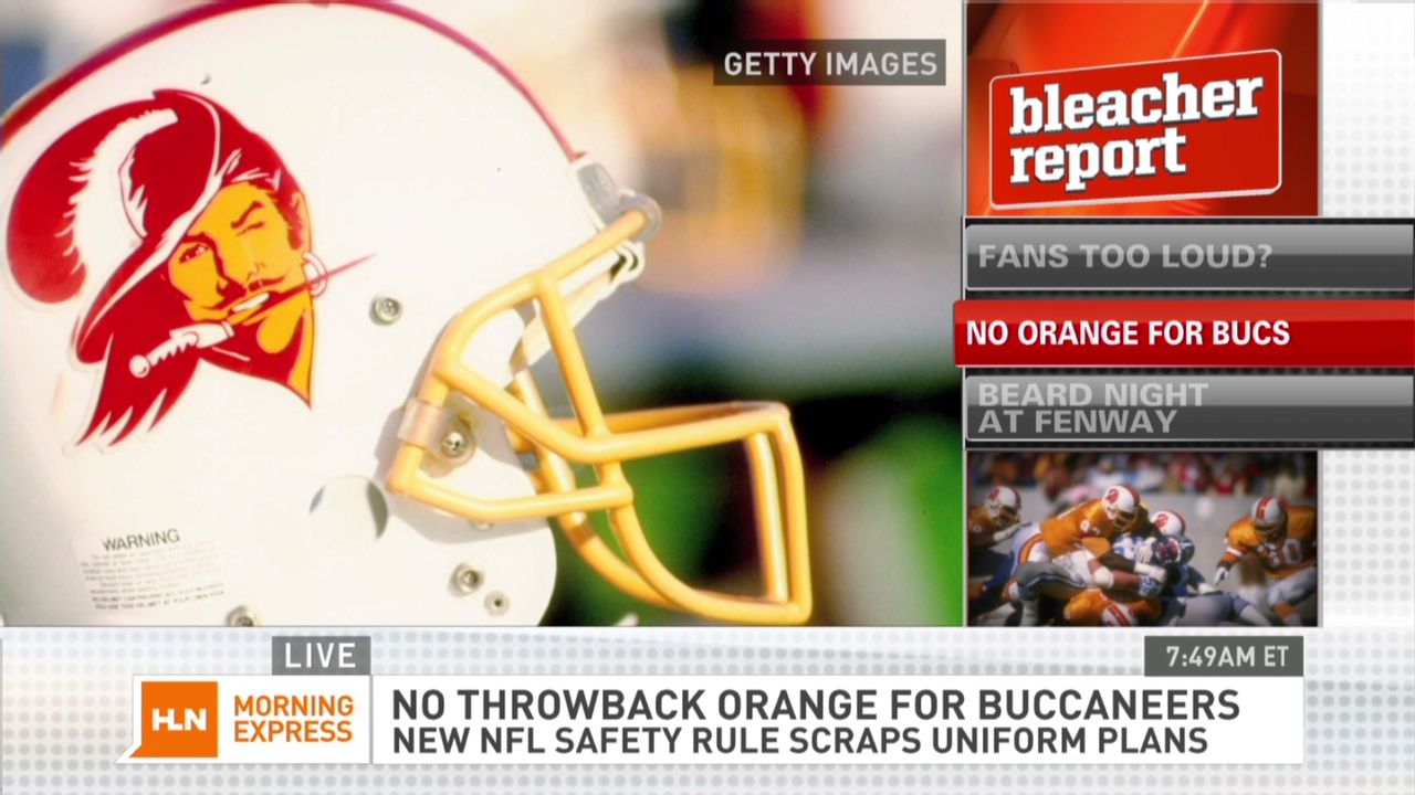 Bucs Not Permitted to Wear Throwback Helmets This Season