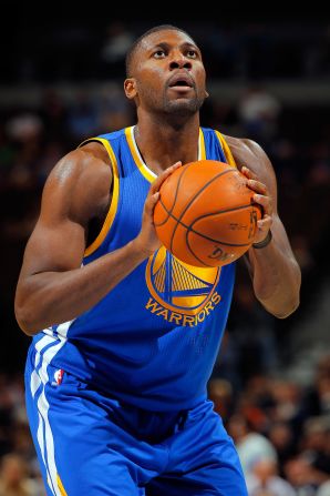 Nigerian Festus Ezili earned a championship ring with the Golden State Warriors in June 2015. 