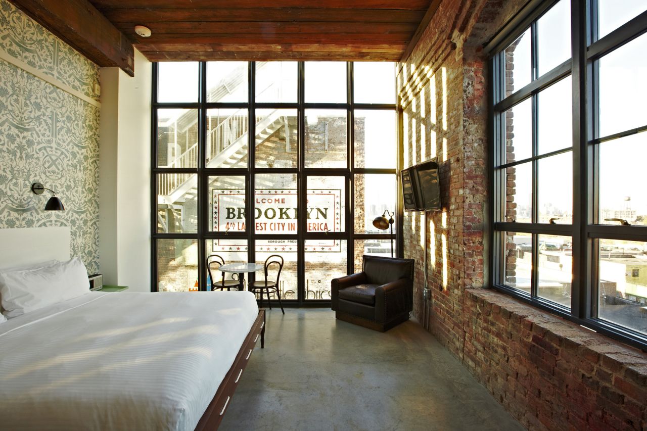 The Wythe Hotel in Brooklyn is one of Fodor's "creative conversions" award winners. The former barrel factory in Brooklyn was converted into a hotel that opened last year. It's become "a destination its own right," last year, says Bowen. (If you need to see Manhattan, there are great views from the hotel bar.)