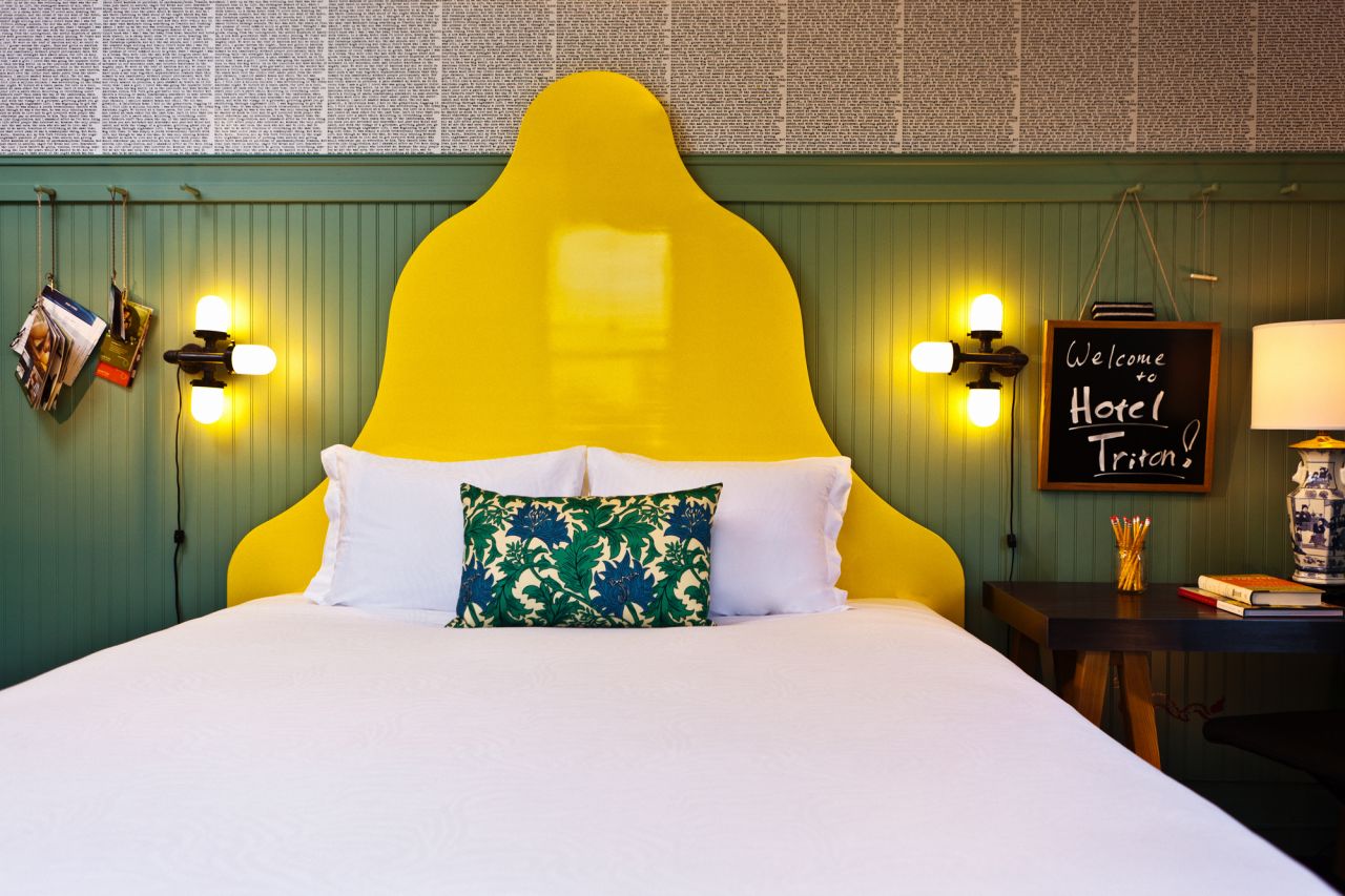 San Francisco's Hotel Triton, a Kimpton property, was named a "local character" award winner. "It's a very colorful place and fantastic location near Union Square," says Bowen. It's got "a refreshingly funky atmosphere, and it's a great value as well."