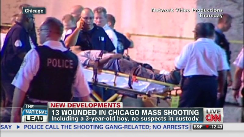 13 Wounded In Chicago Mass Shooting Cnn