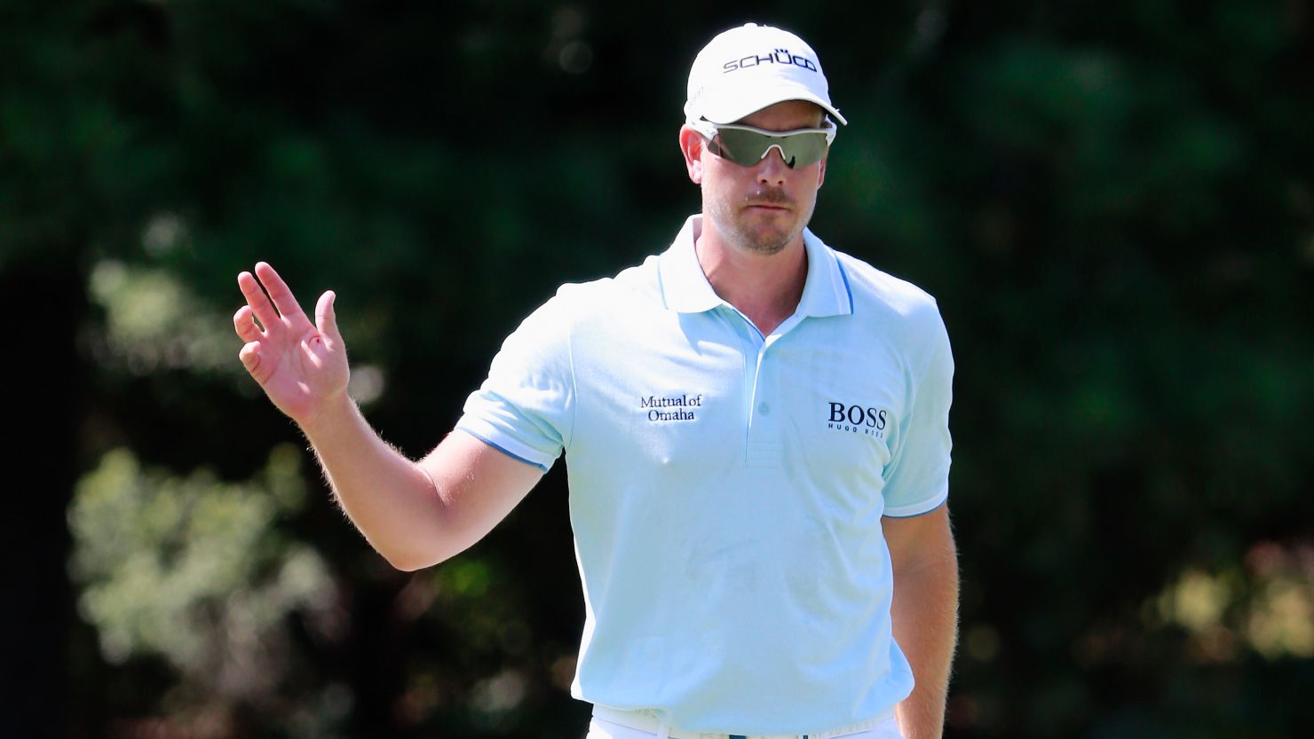 Sweden's Henrik Stenson produced another composed display at Atlanta's East Lake Golf Club on Friday. 