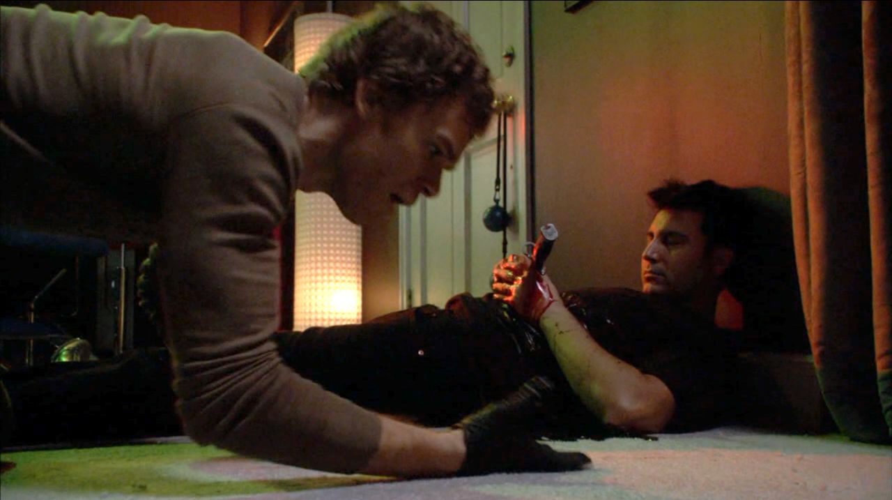 Oscar Prado is killed by Dexter in self-defense, but contrary to the code he uses to choose his kills. Add in the fact that he was the brother of District Attorney Miguel Prado, and this single kill sets the path of the third season.