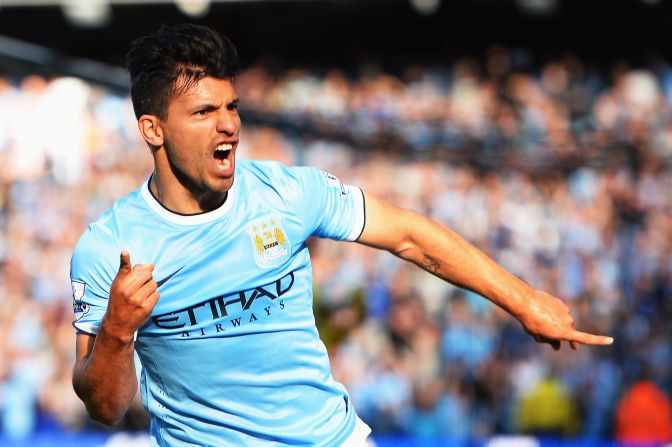 Aguero gave City the lead in the 16th minute with an exquisite volley.