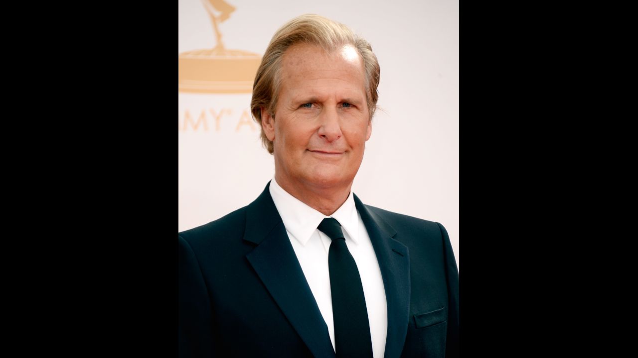 Jeff Daniels, winner of outstanding lead actor in a drama series for "The Newsroom," appeared shocked to win. "Well crap ... didn't expect this," Daniels said as he accepted the Emmy for his role as anchor Will McAvoy.