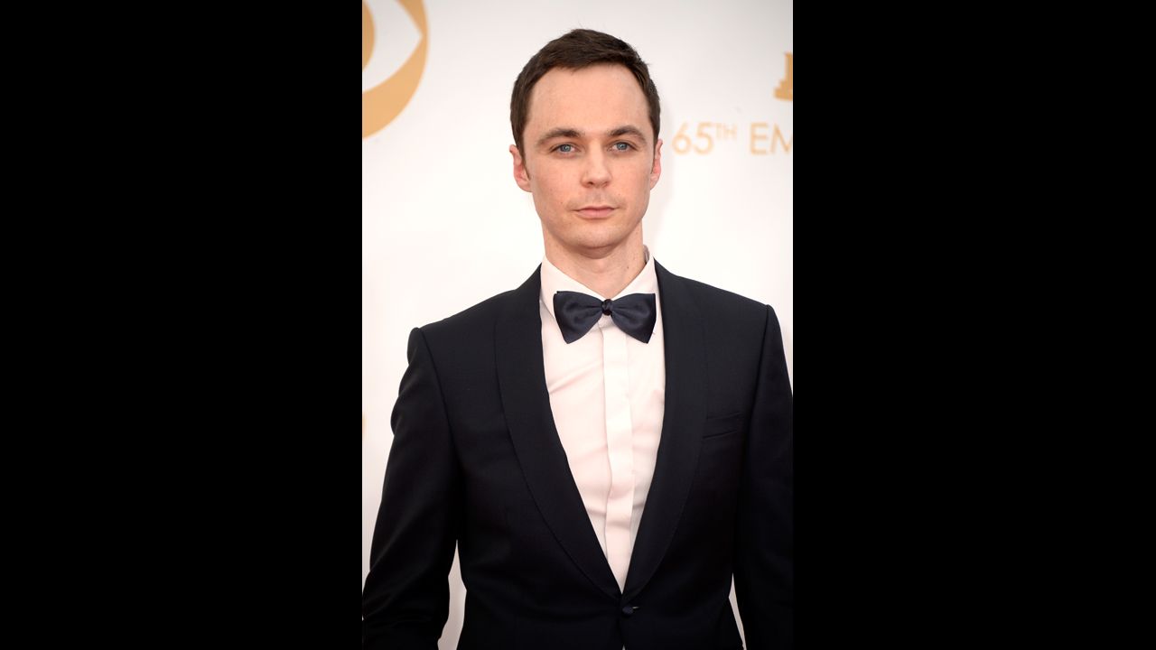 "The Big Bang Theory" star Jim Parsons took home the Emmy for outstanding lead actor in a comedy series. It was his third Emmy win in four years for his role as Sheldon Cooper.