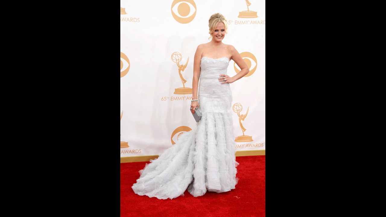 Malin Akerman of "Trophy Wife" was one of the night's presenters.