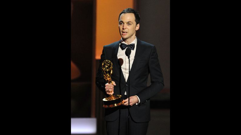Outstanding lead actor in a comedy series: Jim Parsons, "The Big Bang Theory"
