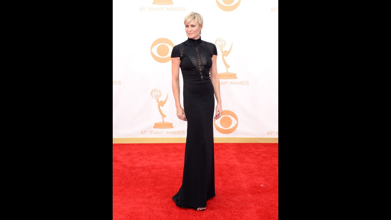 "House of Cards" star Robin Wright was nominated as outstanding lead actress in a drama series. 