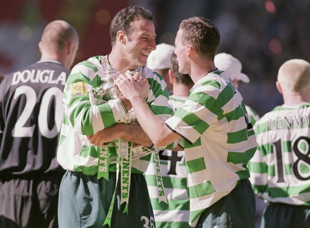 Former Celtic and Tottenham player, Ramon Vega (left), is one of the few individuals to have operated at the sharp end of both football and business. The ex-Switzerland international captain believes he learned much during his sporting career that prepared him for running his own asset management firm.