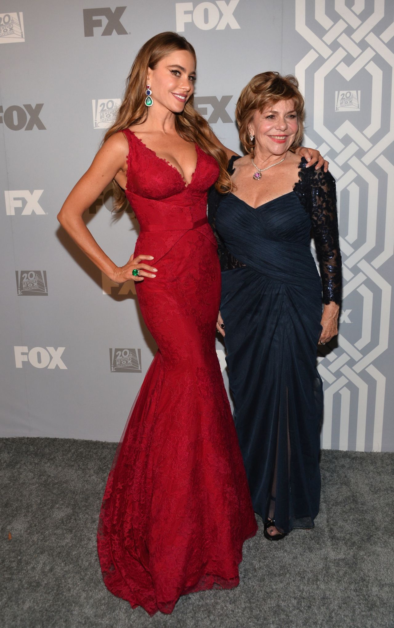 Sofia Vergara made the Emmys a family affair and brought her mom, Margarita, to Fox's after party.