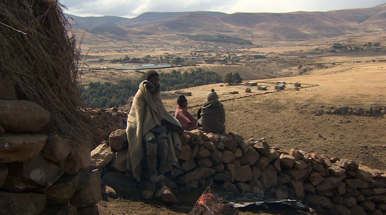 The young herd boys spend months, sometimes years, away from their families, tending cattle and sheep in the isolation of Lesotho's mountains.