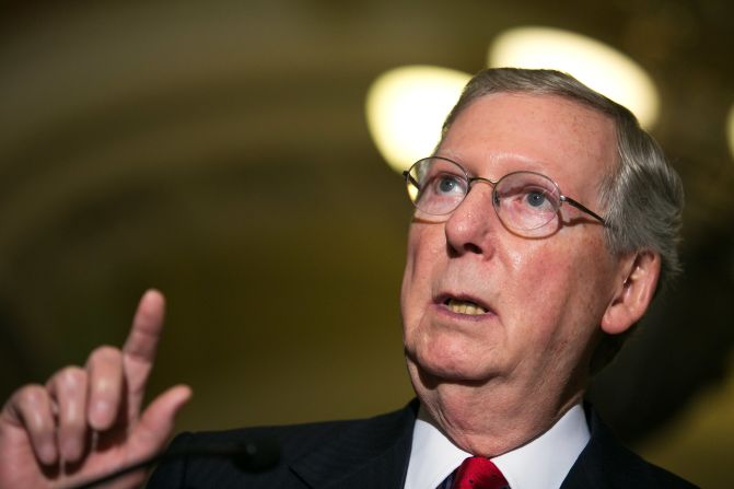 <strong>Sen. Mitch McConnell, R-Kentucky</strong> -- If Reid steers the ship, McConnell controls the headwinds. Which is good news for Reid, at least initially. The Republican leader and several of his members say they will vote against Cruz's filibuster and in favor of a spending bill with no limits on Obamacare. Meaning, in favor of a bill that just funds government. McConnell generally has been leery of running into a shutdown or default. In fact, one legislative method for avoiding default is named after him.