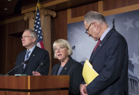 <strong>Sen. Patty Murray, D-Washington</strong> -- The consigliore.  Murray, center, does not seek the outside limelight, but the Senate Budget Committee chairwoman is a major fiscal force behind the scenes on Capitol Hill.  Known by fellow Democrats as a straight shooter, she is also an experienced negotiator, having co-chaired the laborious, somewhat torturous and unsuccessful Super Committee.  