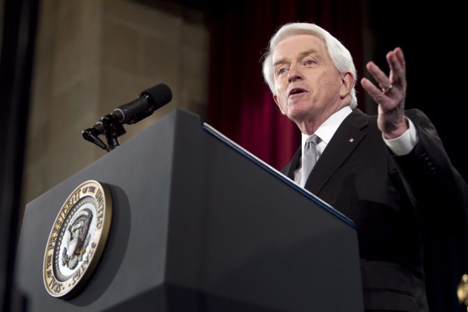 <strong>Thomas Donohue, president and CEO of the U.S. Chamber of Commerce</strong> -- The heavy. Donohue is known for his deep connections and his aggressive lobbying on behalf of business. He and the Chamber are urging Republican lawmakers to avoid a shutdown. The Chamber is an important political backer for conservatives, but has had mixed success with the current Congress, locking in firm anti-tax positions but unable to push through immigration reform so far.