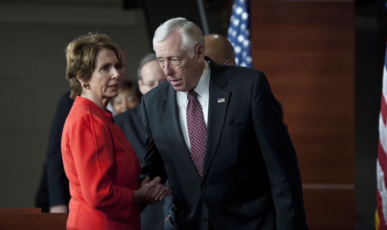 <strong>Rep. Nancy Pelosi, D-California, and Steny Hoyer, D-Maryland</strong> -- Players on deck. The top two House Democrats are mostly watching and waiting.  But they will play a critical role once Boehner decides his next move.  They could either bring Democratic votes on board a deal or be the loudest voices against a new Republican alternative. Hoyer will be interesting to watch; he has strongly opposed both the House and Senate plans as cutting too much in spending.