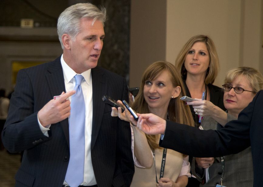 <strong>Rep. Kevin McCarthy, R-California </strong>-- The numbers guy. McCarthy, the House whip, has the tricky job of assessing exactly where Republican members stand and getting the 217 votes it takes to pass a bill in the chamber. He is known for his outreach to and connection with many of the freshmen House members who align with the tea party.