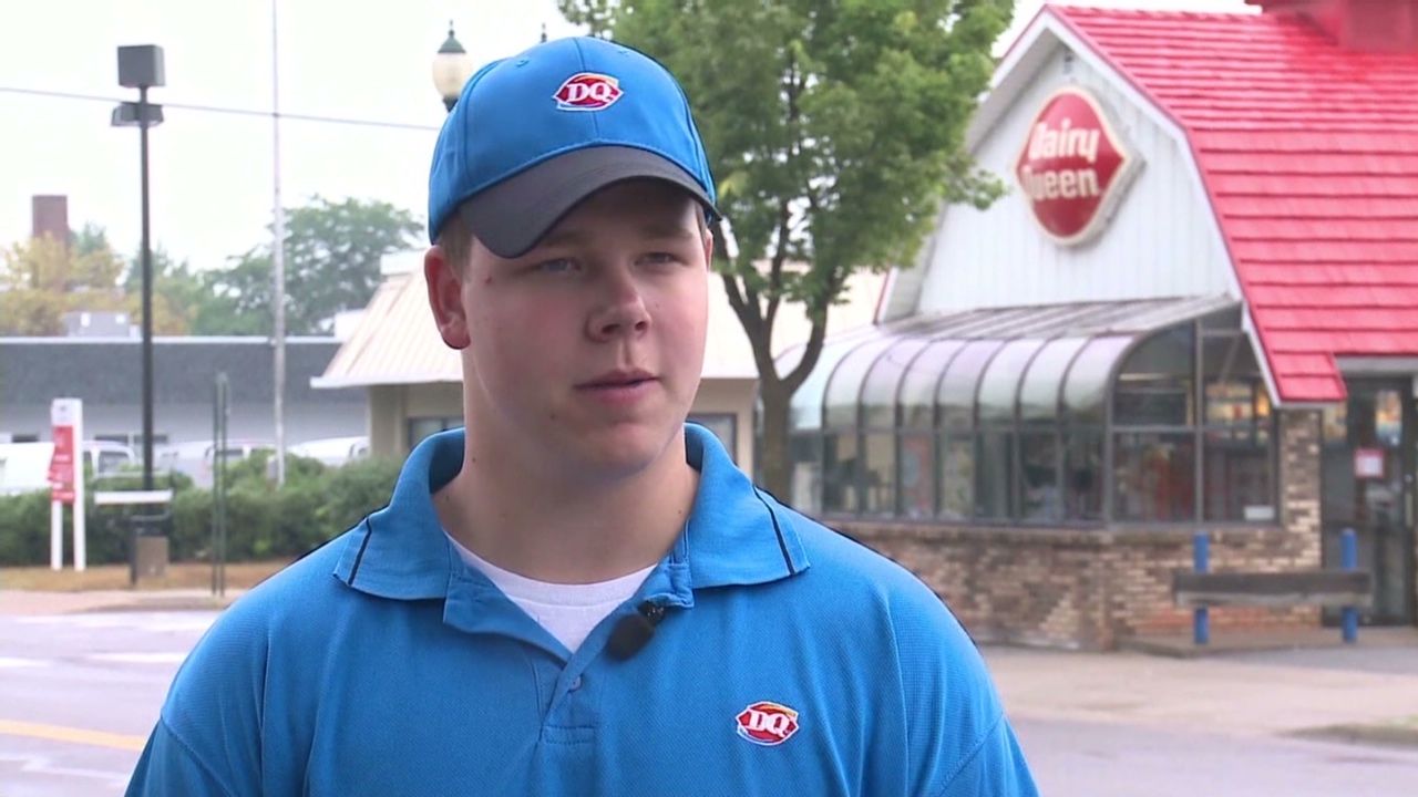 Dairy Queen manager helps blind man | CNN