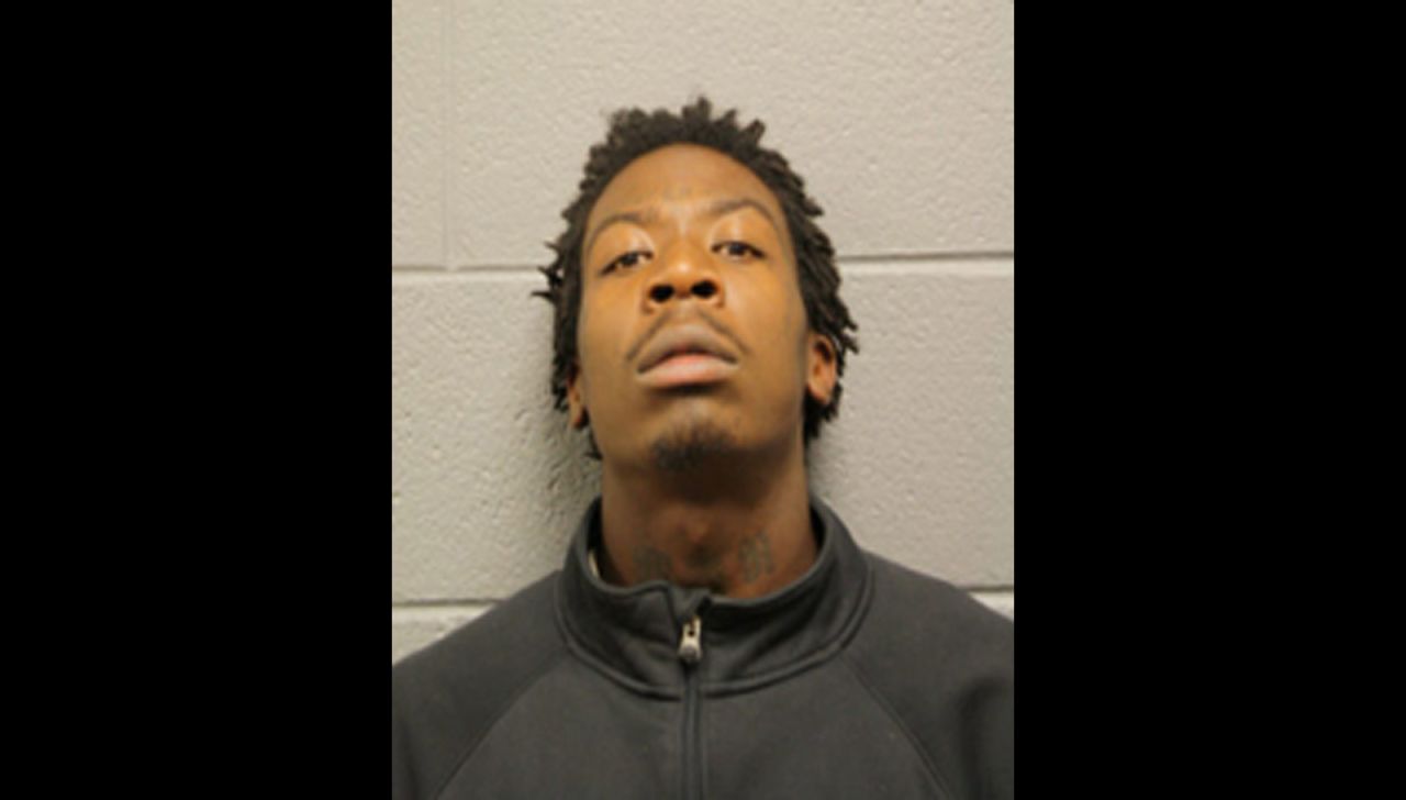 Bryon Champ, 21, also fired a gun during the shooting, according to police. Police also say he is a convicted felon and known gang member. He is charged with attempted murder and aggravated battery with a firearm.
