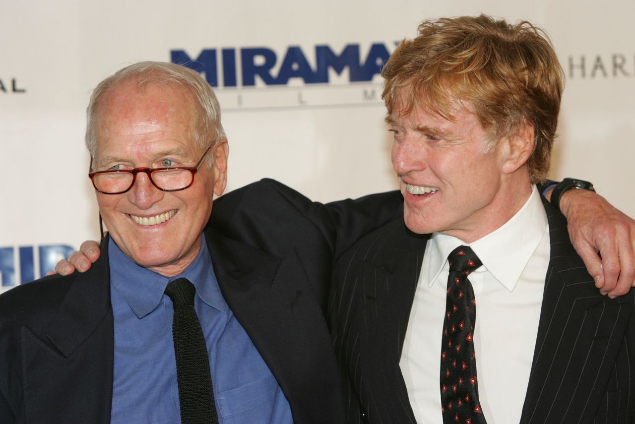 The film "Butch Cassidy and the Sundance Kid" was one of the highlights of a beautiful friendship between Robert Redford (right) and the late Paul Newman. They worked together again in "The Sting." When Newman died in 2008, Redford <a href="http://abcnews.go.com/WN/story?id=5914309&page=1" target="_blank" target="_blank">spoke at length</a> about their relationship, praising Newman's social responsibility and his sense of fun.