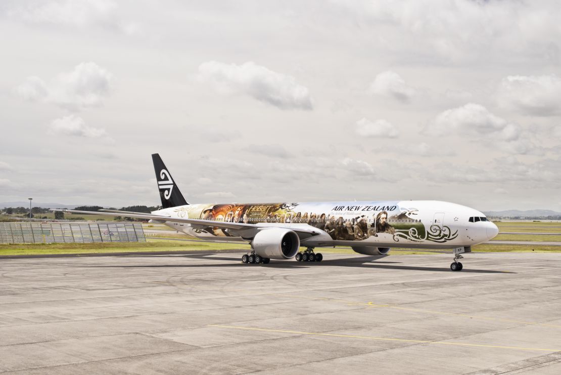 Air NZ's Hobbit plane - click to expand