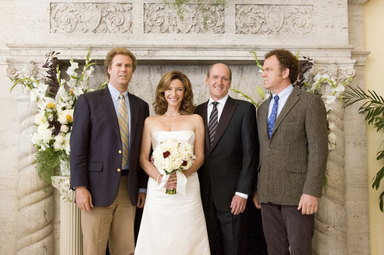 Will Ferrell, left, and John C. Reilly, right, play the titular feuding "Step Brothers" after their parents, played by Mary Steenburgen and Richard Jenkins, get hitched. The battle really heats up when the step-siblings are forced to bunk up.