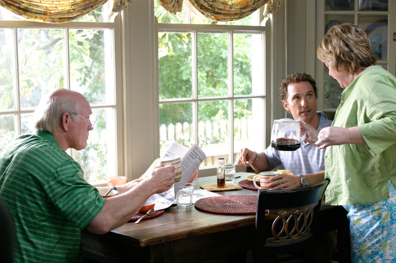 2006's "Failure to Launch" features a comfy son (played by Matthew McConaughey) who doesn't see a reason to leave home. His parents, played by Terry Bradshaw and Kathy Bates, hire a professional, Sarah Jessica Parker, to lure him from the nest.