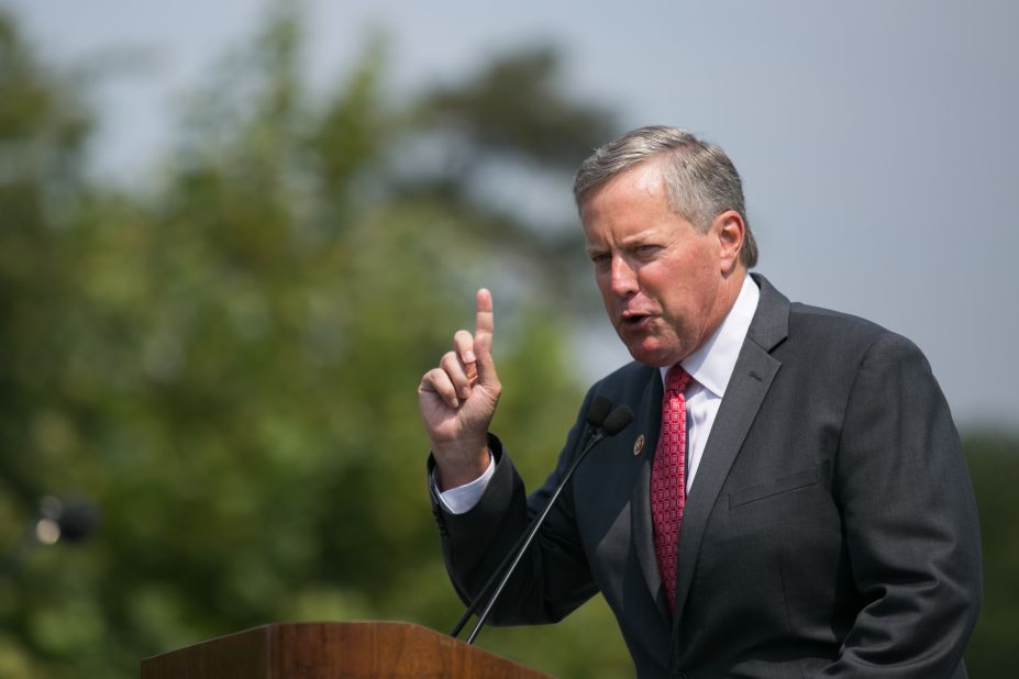 <a href="http://www.cnn.com/2013/09/27/politics/house-tea-party/index.html"><strong>Rep. Mark Meadows, R-North Carolina</strong></a><strong> </strong>--<strong> </strong>The architect. During Congress' August recess, the tea party-backed freshman wrote to Republican leaders suggesting that they tie dismantling Obamacare to the funding bill. Though initially rejected by GOP leadership, 79 of Meadows' House colleagues signed on to the letter, which quoted James Madison writing in the Federalist Papers, "the power over the purse may, in fact, be regarded as the most complete and effectual weapon ... for obtaining a redress of every grievance."