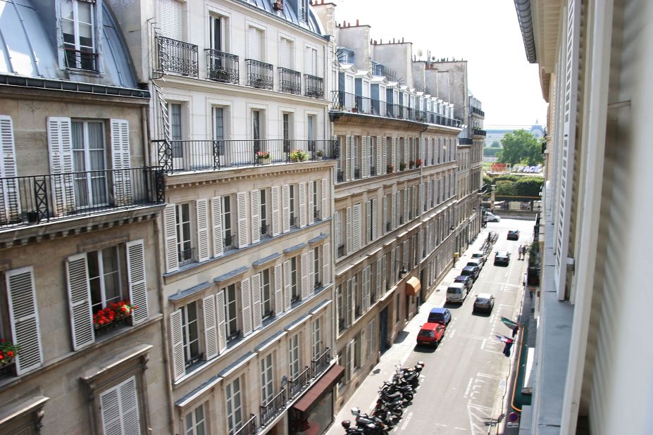 Parking spaces in Paris (pictured) not included with rental.